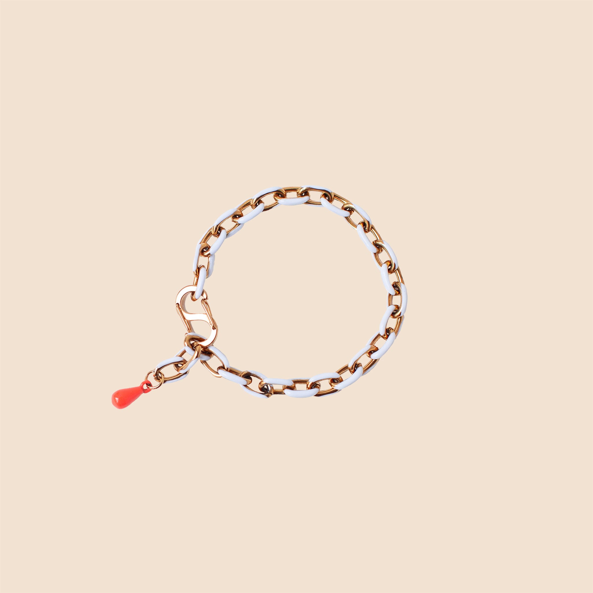 Linka Bracelet - White/Chiclette