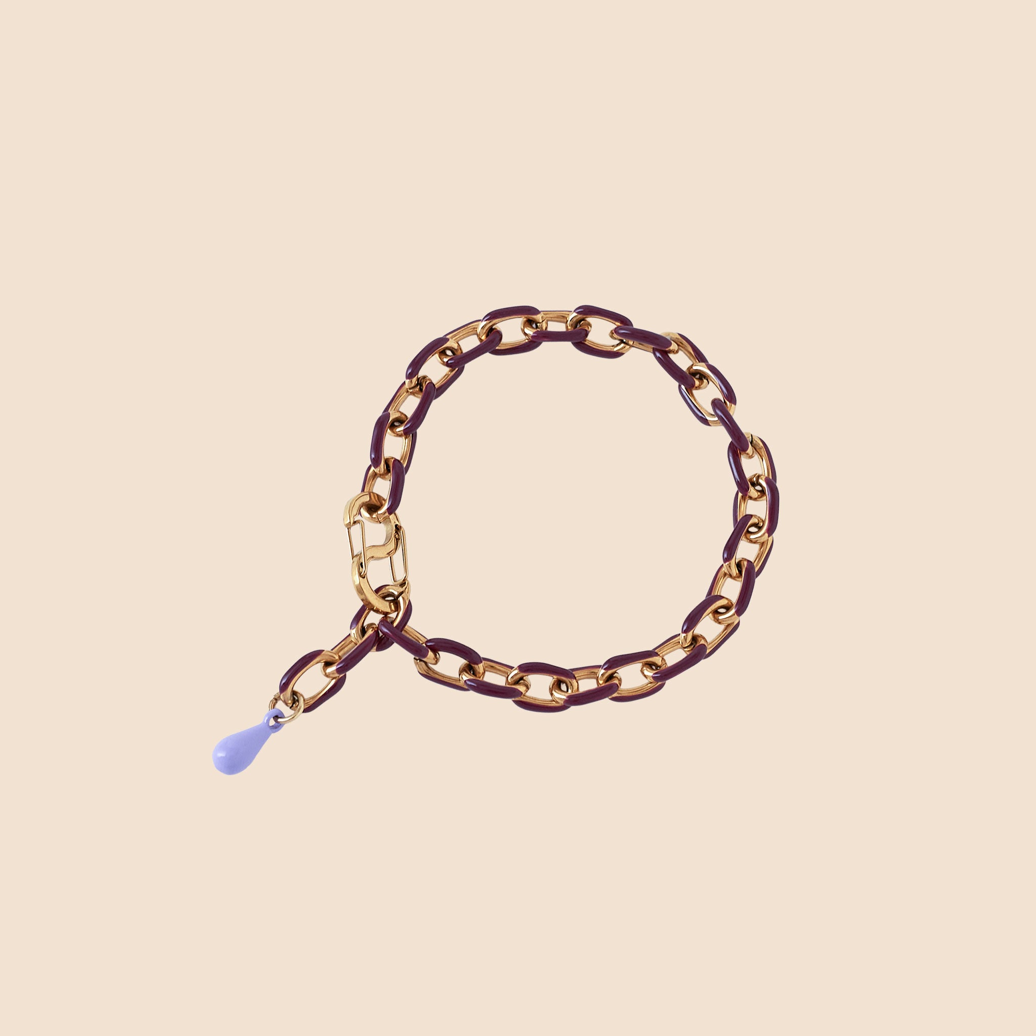 Linka Bracelet - Garnet/Lilac