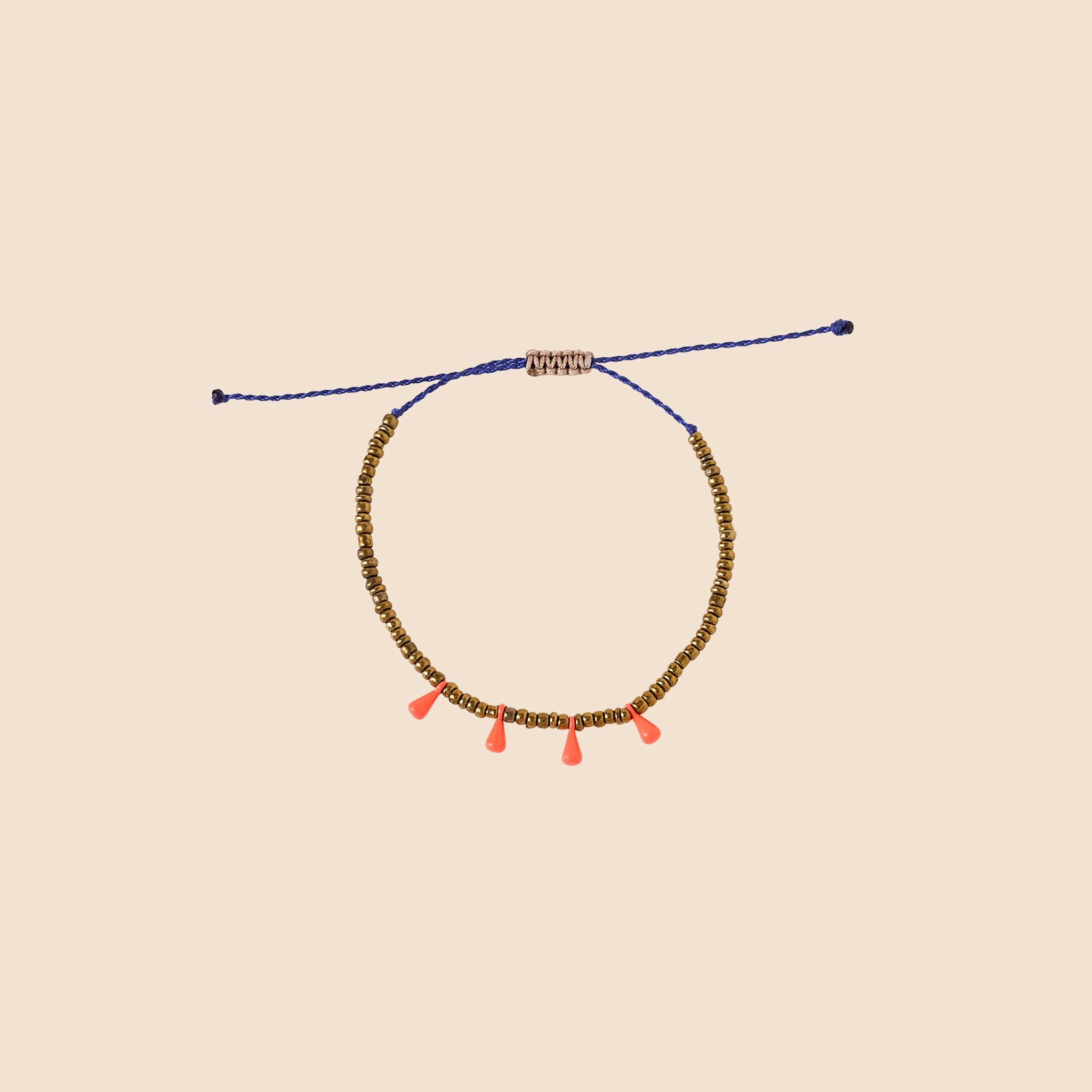 MINI DEWI BRACELET-GOLD/CHICLETTE