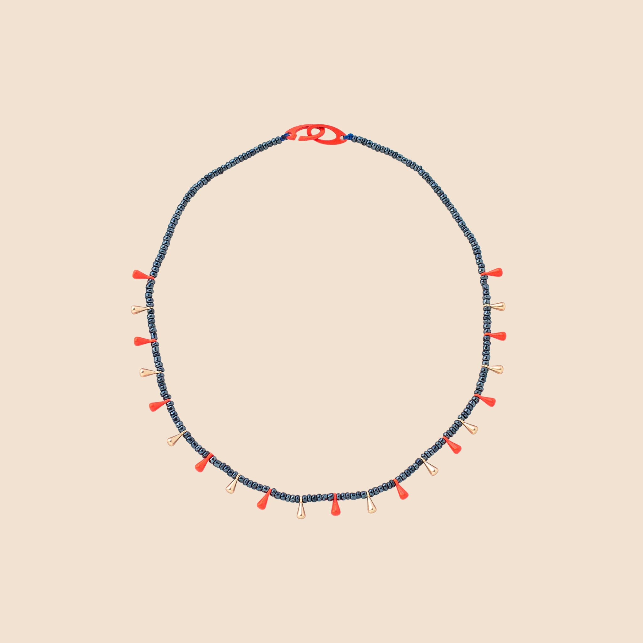 Dewi Necklaces Chiclette/Petrol Blue