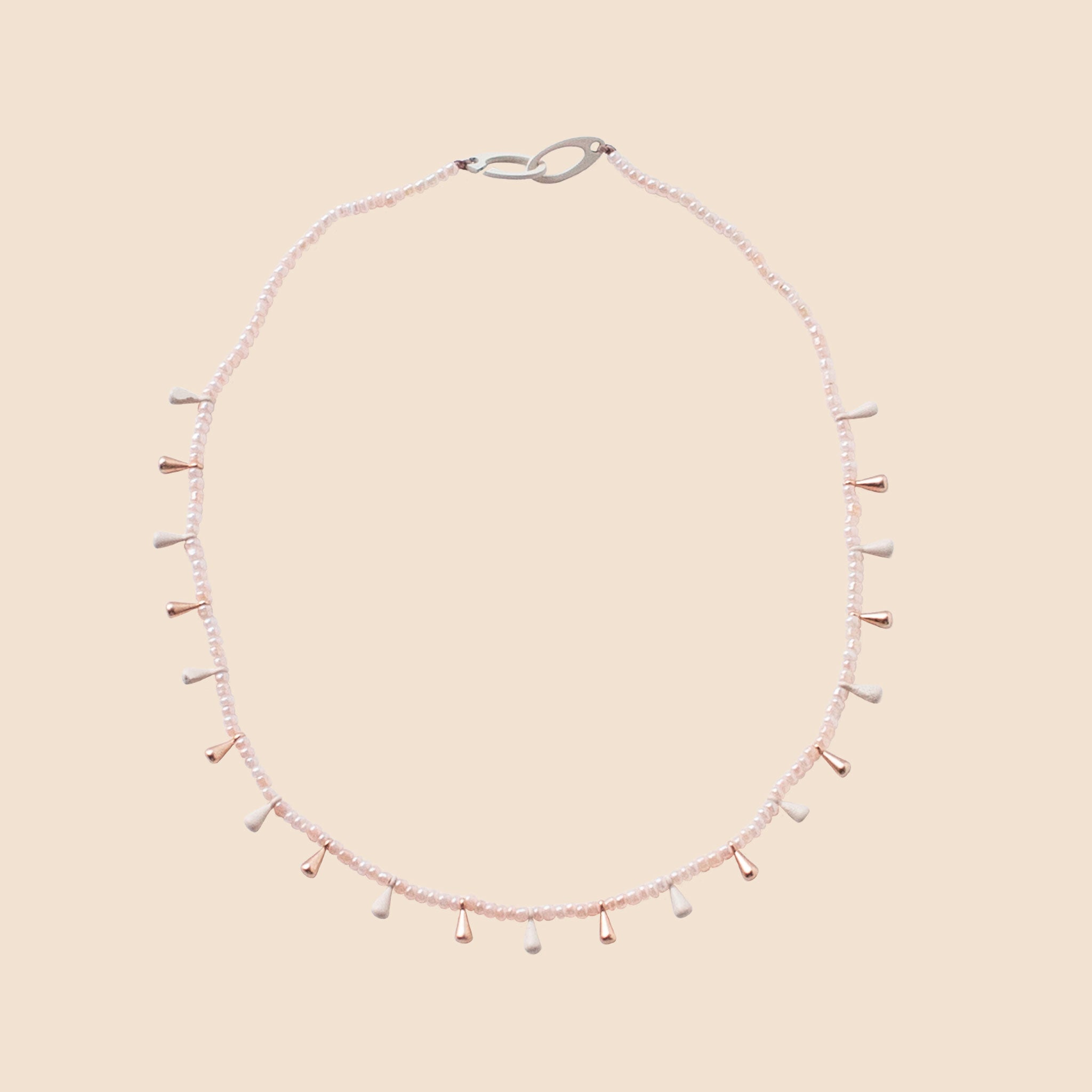 Dewi Necklaces Cream/Pearly Pink